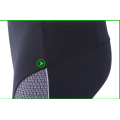 Hommes de vêtements de sport de Spandex en nylon de couleur de contraste, leggings pour les hommes, hommes pantalons de yoga